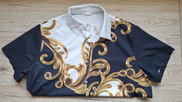 Camisa Elegante Hombre Versace