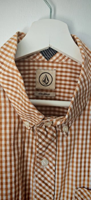 Camisa Volcom a cuadros, hombre, t. M