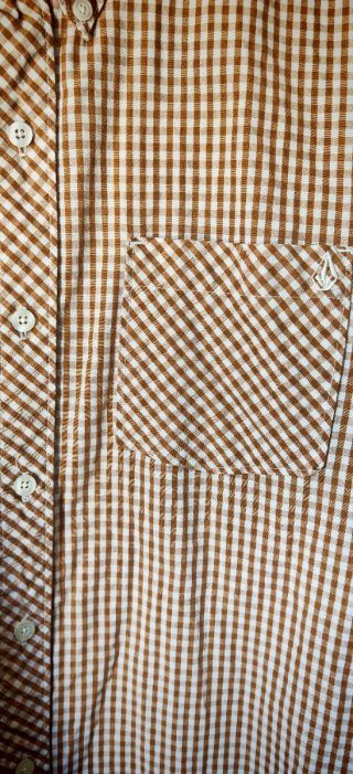 Camisa Volcom a cuadros, hombre, t. M