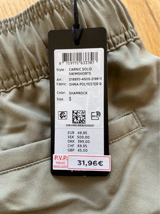 Bañador G-Star talla S Nuevo