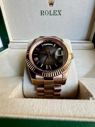 Seiko mod day-date oro rosa