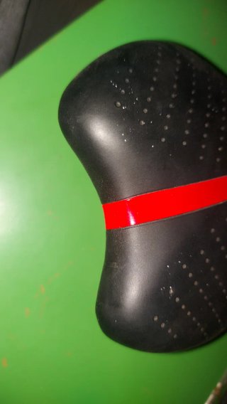 Sedile bici Comfort Plus MTB Nero/Rosso Decathlon