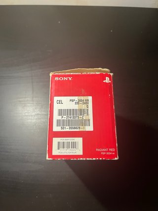 Caja PSP 3000 Radiant Red
