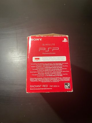 Caja PSP 3000 Radiant Red