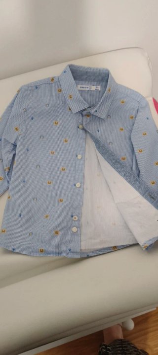 Lote 2 Camisas Bebé Mayoral y Sfera 18m