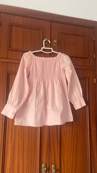 Blusa Rosa Palo Mujer Talla Única Algodón