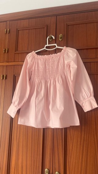 Blusa Rosa Palo Mujer Talla Única Algodón