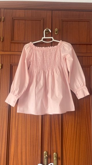 Blusa Rosa Palo Mujer Talla Única Algodón
