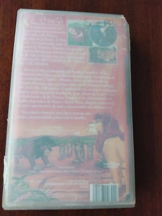 VHS El Rey León 2: El Tesoro de Simba Disney