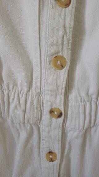 Mono blanco Zara Talla S