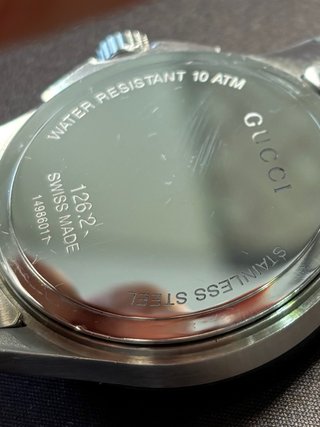 Orologio Gucci Nero e Argento
