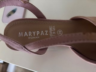 Zapatos Marypaz mujer rosa talla 39