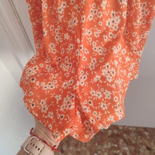 Mono corto floral coral Lefties talla S