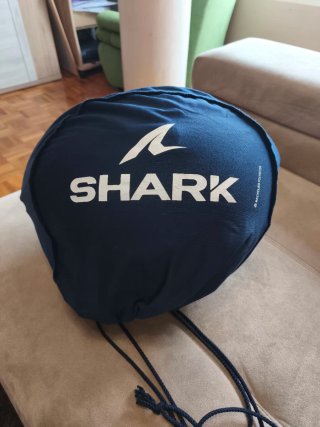 Casco Shark Fibra Carbono Negro/Amarillo talla M