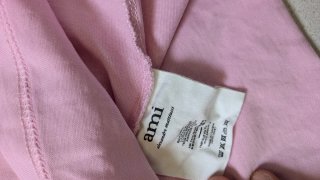 Camiseta AMI Paris Rosa