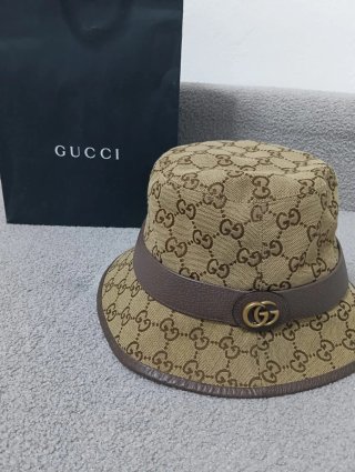 Sombrero Gucci Beige y Marrón