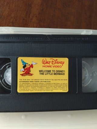 VHS La Sirenita - Clásico Disney