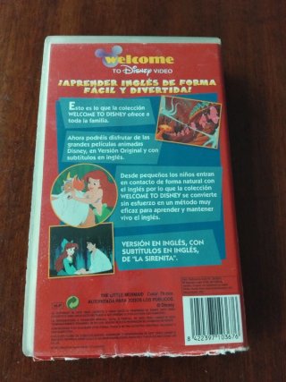 VHS La Sirenita - Clásico Disney