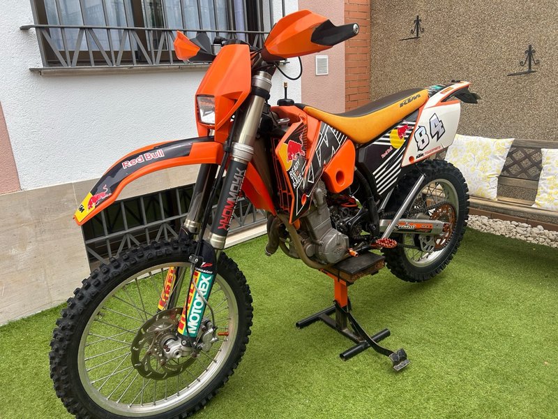 KTM EXC 450 2004 6 velocidades MATRICULADA.