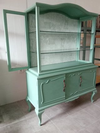 Alacena vintage años 70 verde