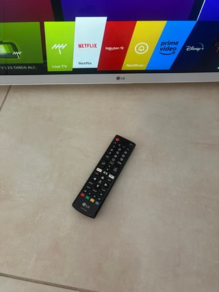 Smart TV LG 32 Plata y Blanca