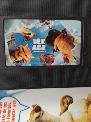 VHS Ice Age: La Edad de Hielo