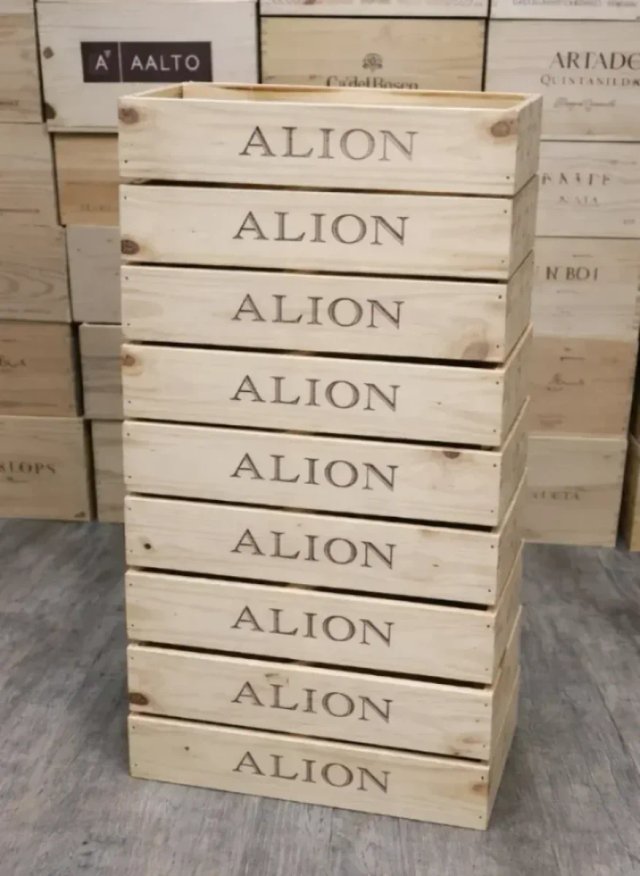 10 Cajas de Madera Tipo Bandeja