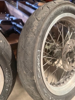 Juego de ruedas Supermotard Derbi Senda