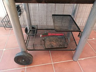 Barbacoa de hierro fundido