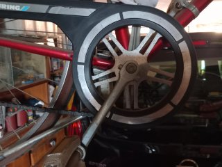 Bicicletta da Touring Rossa