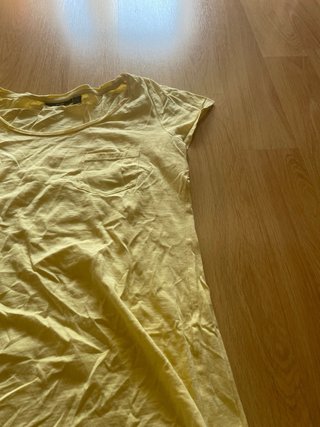 Camiseta Kiabi Mujer Talla M Amarilla