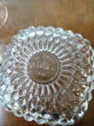 Lote 9 Vasos Duralex y Bol Cristal