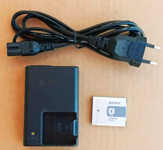 Cargador Sony BC-CSK + Batería Tipe K +  Cable