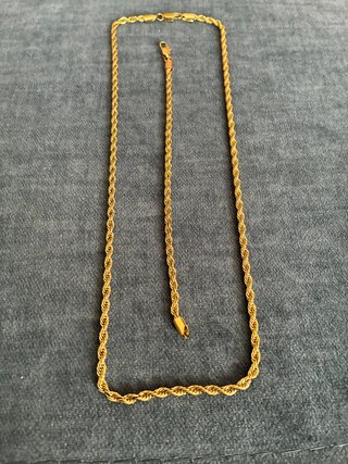 Catena e bracciale in oro 18k