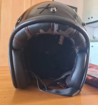 Casco Moto Negro Talla M