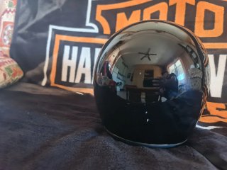 Casco Moto Negro Talla M