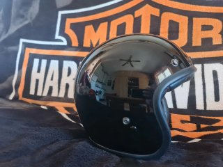 Casco Moto Negro Talla M