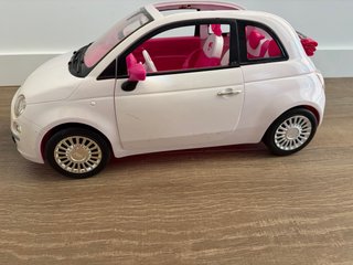 Macchina Barbie Fiat 500 Rosa