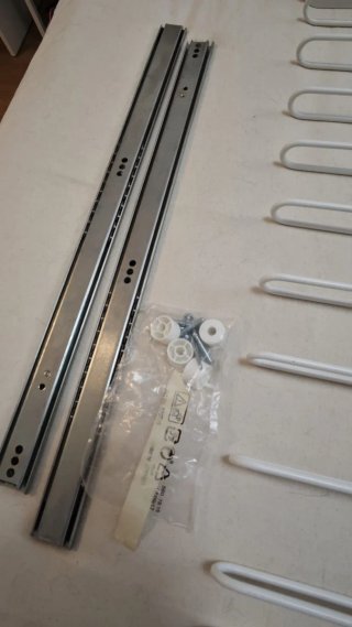 Pantalonero KOMPLEMENT para armario Ikea PAX Blanc