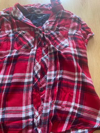 Camisa cuadros roja Inside Talla M