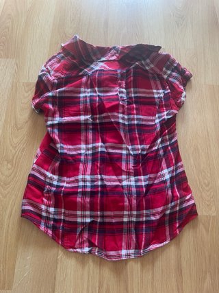 Camisa cuadros roja Inside Talla M