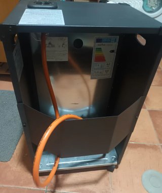 Estufa de llama azul Nevercold