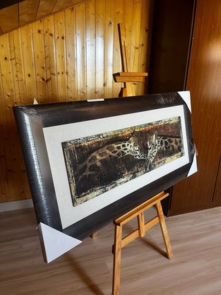 Cuadro de jirafas