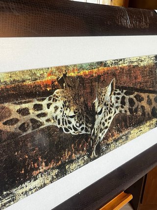 Cuadro de jirafas
