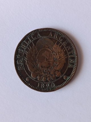 Moneta 2 Pesos Dos Centavos Bronzo
