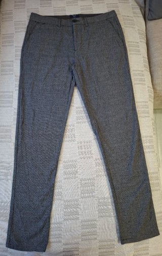 Pantalón Chino Kiabi Talla 42 Gris