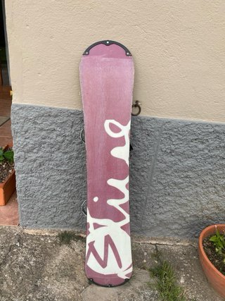 Tabla de Snowboard con Fijaciones