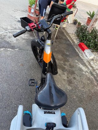 Bicicleta Eléctrica Fat Bike con Silla Infantil