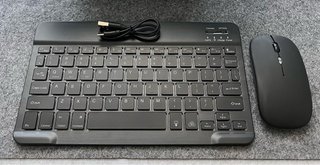 Teclado y Ratón Inalámbricos Negro