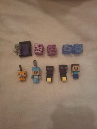 Figuras Minecraft Kinder Joy